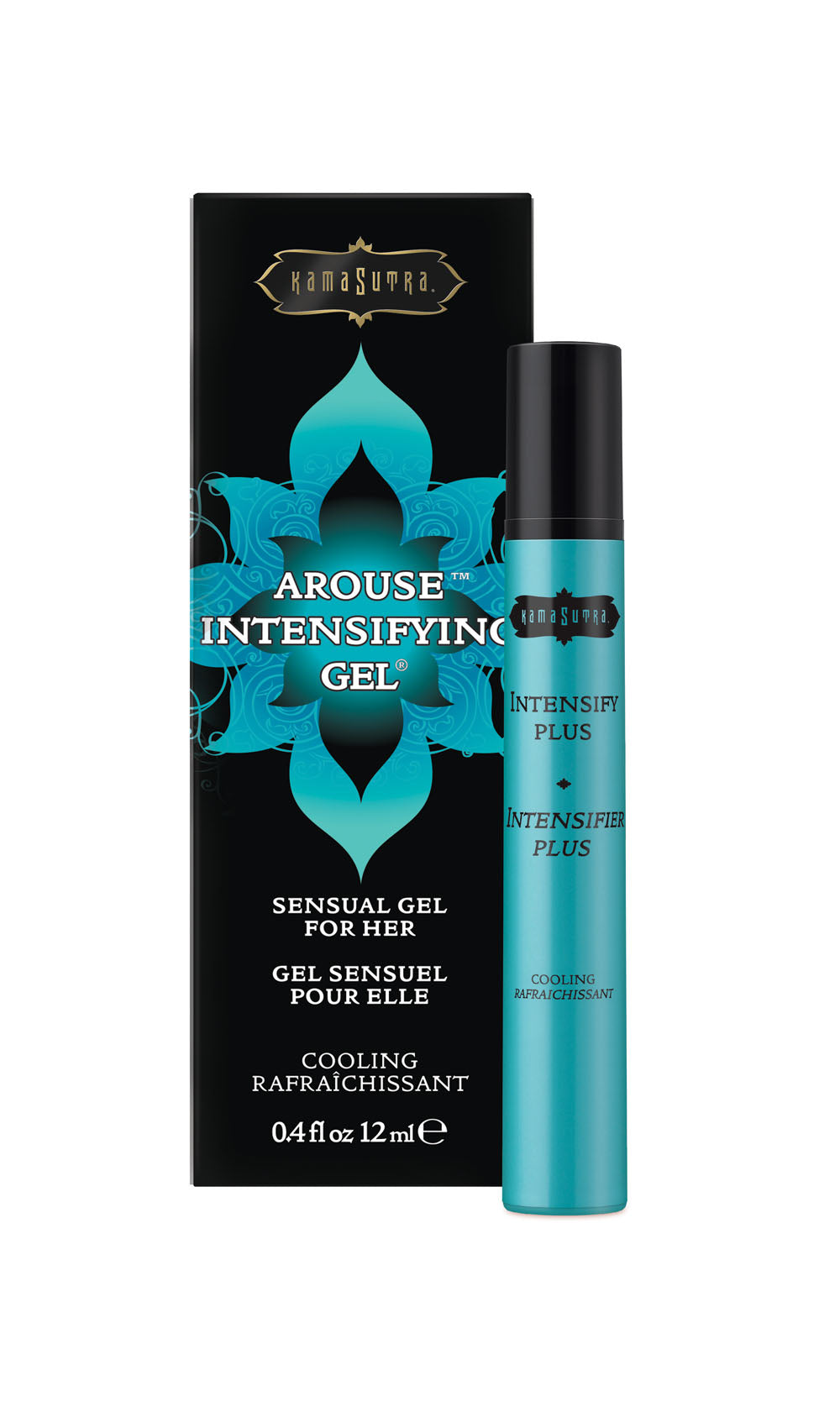 Intensify Plus Female Arousal Gel - Cooling - 0.4 Fl. Oz. by Kama Sutra from LoveMart Co.