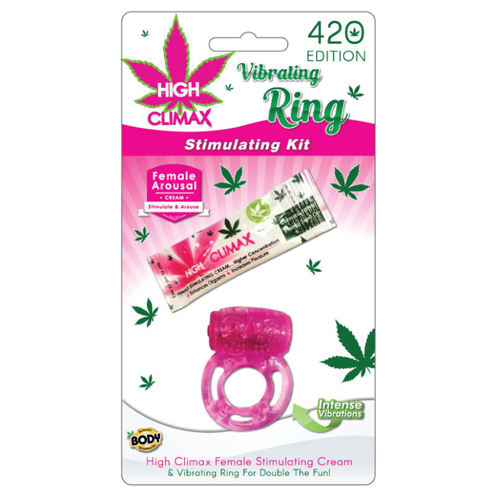 High Climax Vibrating Ring Stimulating Kit by Body Action from LoveMart Co.