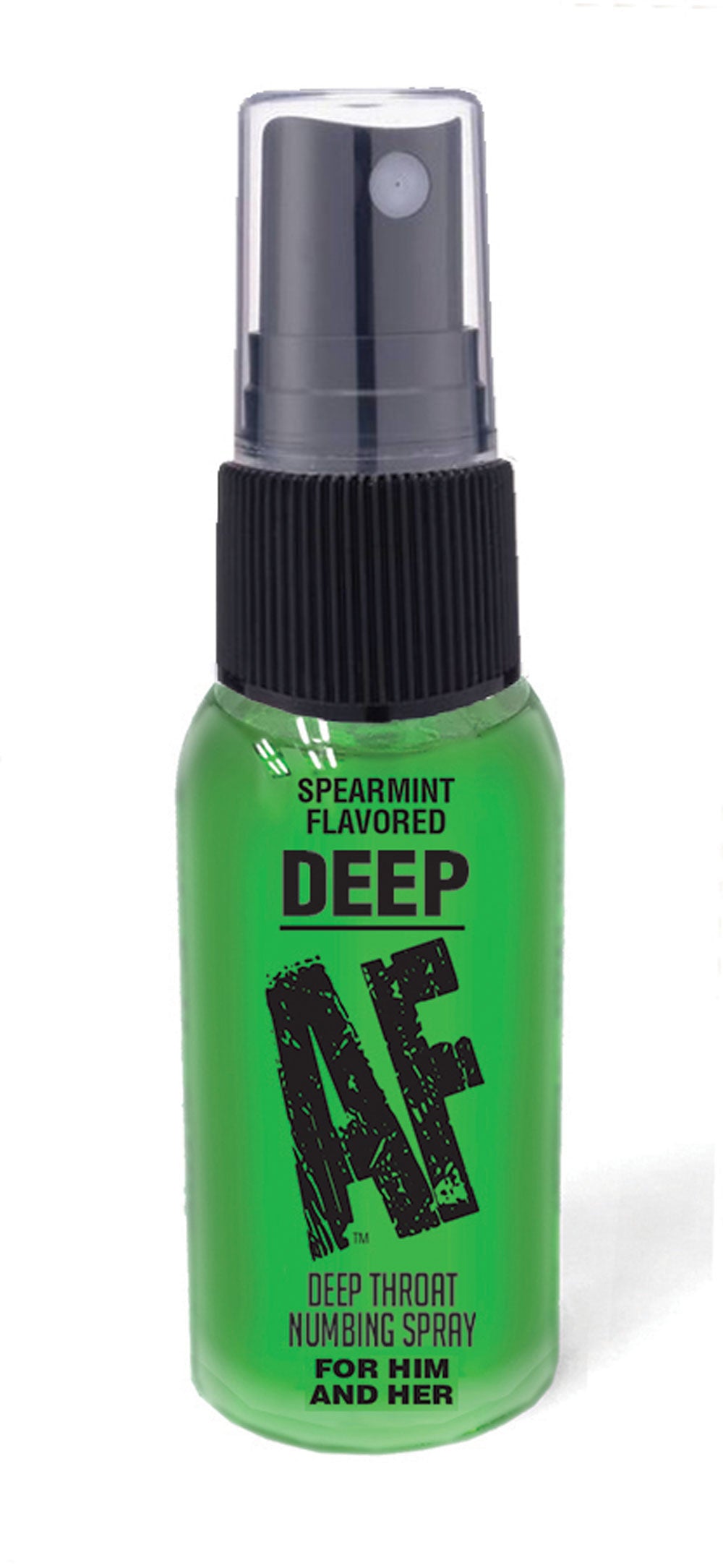 Deep Af - Spearmint Flavored Deep Throat Spray - 1 Oz by Little Genie from LoveMart Co.