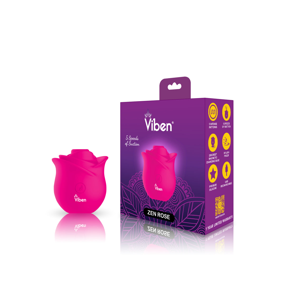 Zen Rose - Hot by Viben from LoveMart Co.