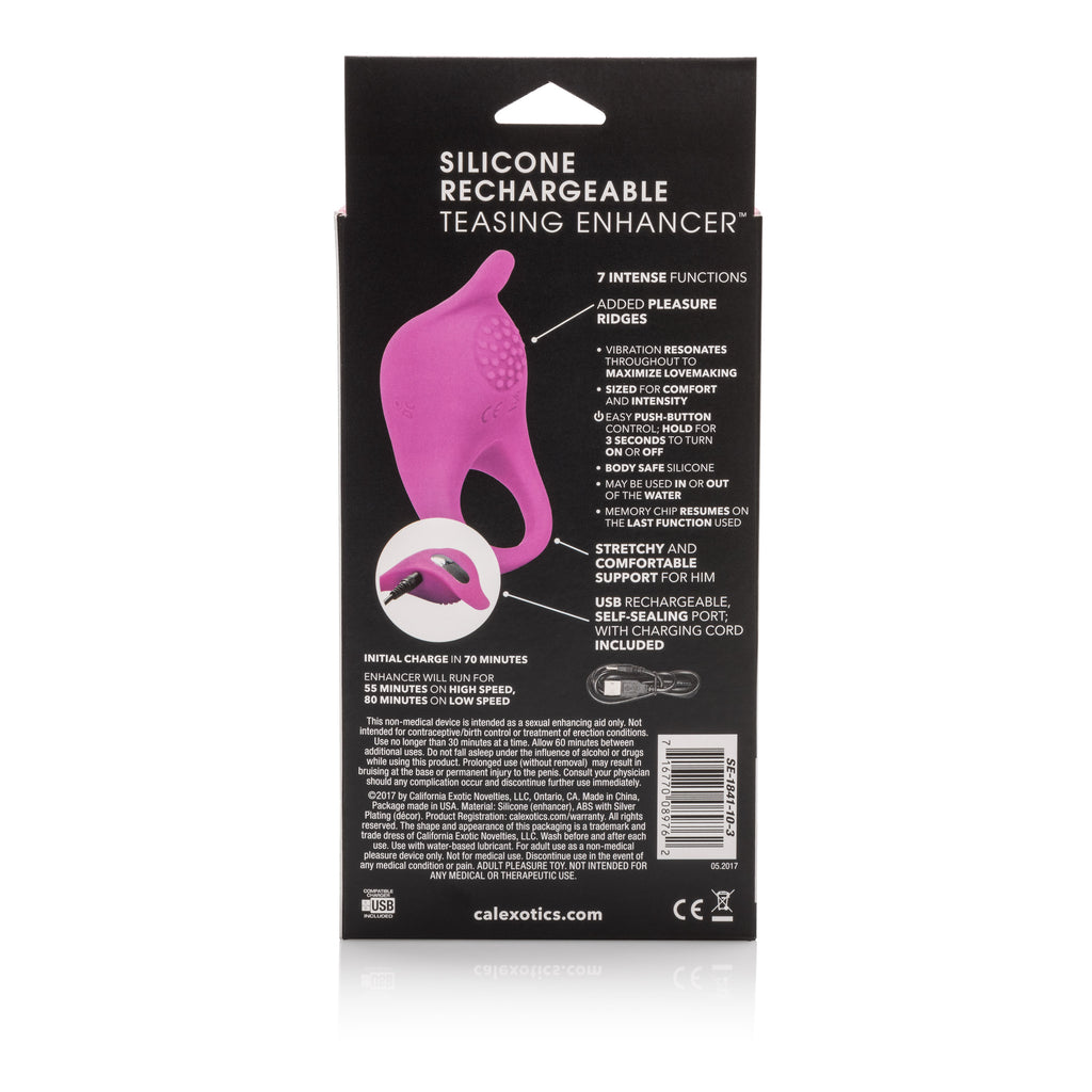 Silicone Rechargeable Teasing Enhancer by CalExotics from LoveMart Co.