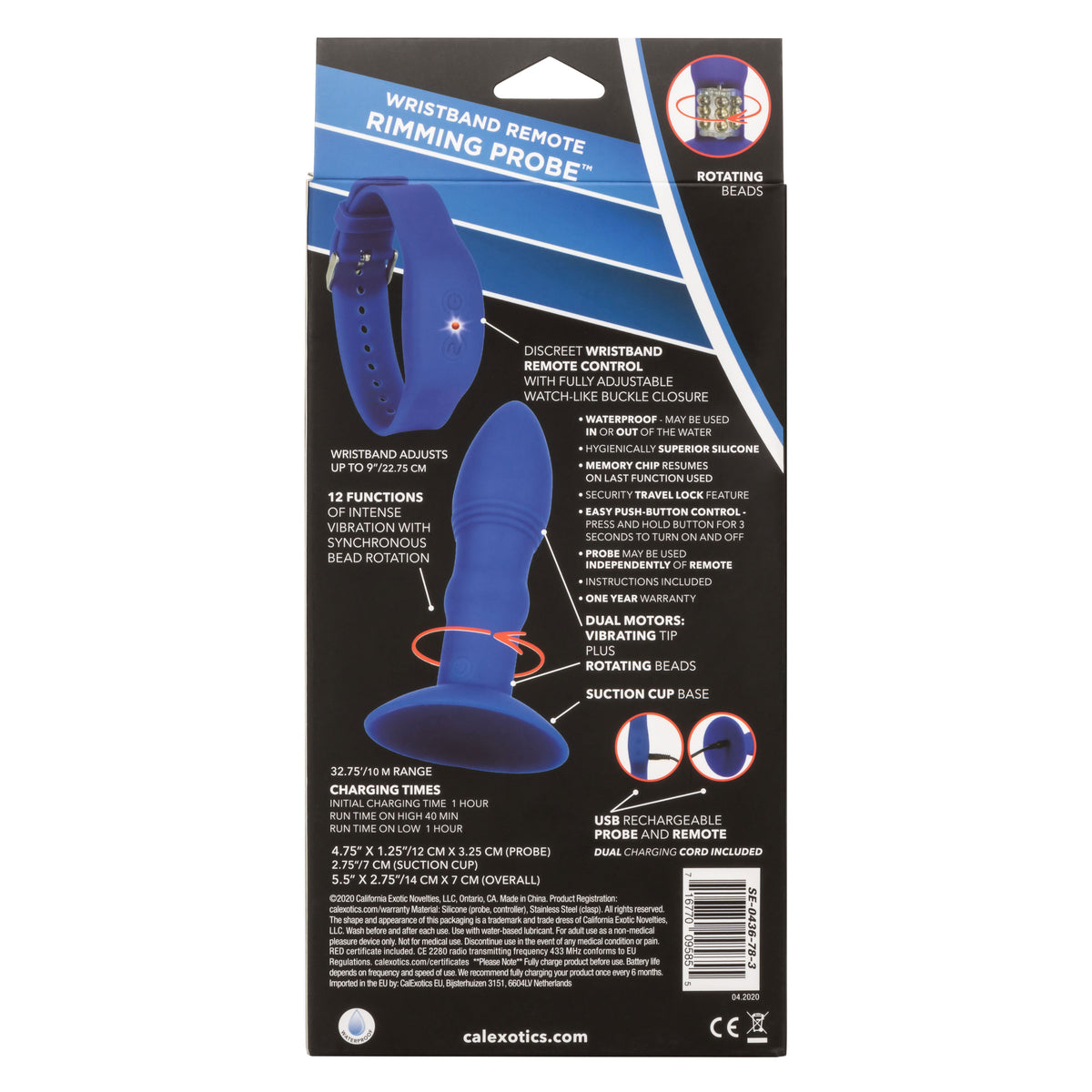 Eclipse Wristband Remote Rimming Probe by CalExotics from LoveMart Co.