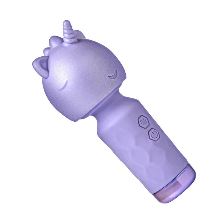 Unicorn Silicone Wand - Lavender by XR Brands from LoveMart Co.