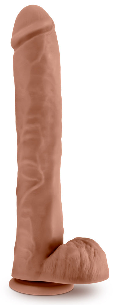 Au Naturel - Daddy - 14 Inch Dildo - Mocha by Blush from LoveMart Co.