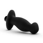 Anal Adventures - Silicone Vibrating Prostate Massager 02-Black by Blush from LoveMart Co.