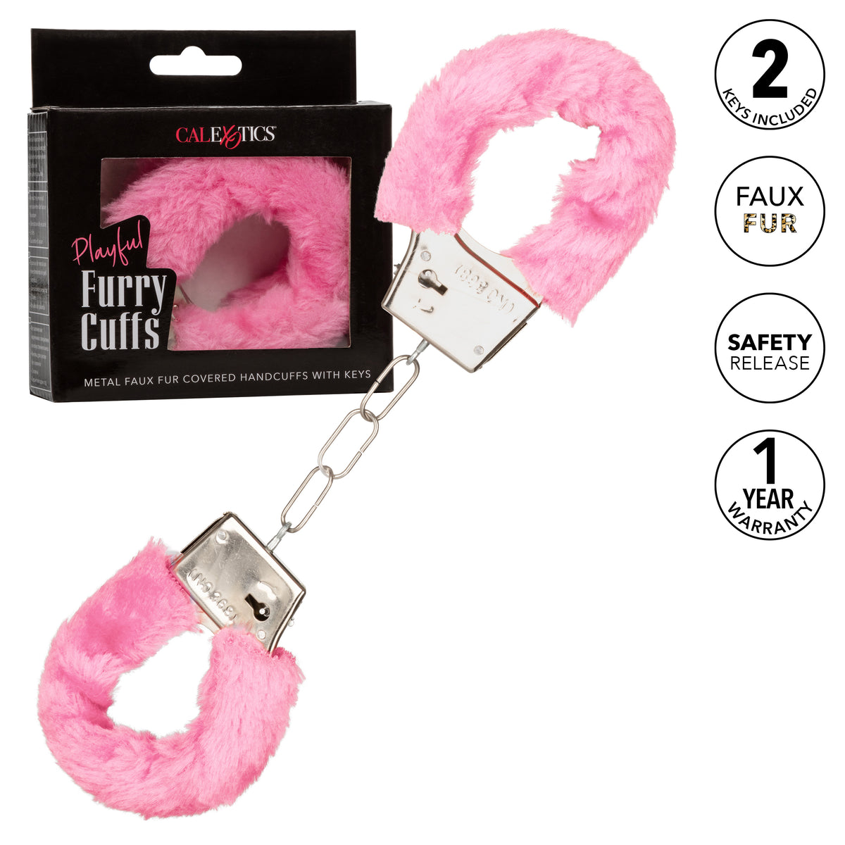 Playful Furry Cuffs by CalExotics from LoveMart Co.
