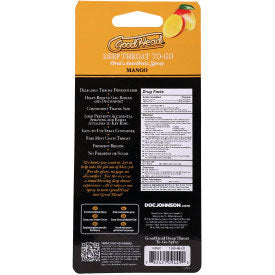 Goodhead Deep Throat Spray to Go Mango .30fl Oz by Doc Johnson from LoveMart Co.