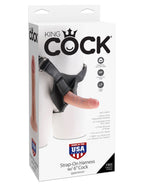 King Cock Strap on Harness With 6 Inch Cock - Light by Pipedream from LoveMart Co.