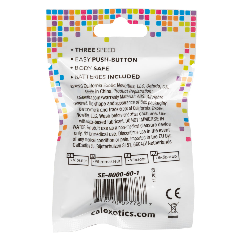 Foil Pack 3-Speed Bullet by CalExotics from LoveMart Co.
