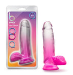B Yours - Sugar Magnolia - 7 Inch Dildo - Fuchsia by Blush from LoveMart Co.