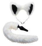 Fox Tail Anal Plug and Ears Set by XR Brands from LoveMart Co.