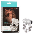 Maximus Enhancement Ring 10 Stoker Beads Rechargeable by CalExotics from LoveMart Co.