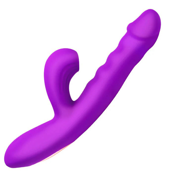 Thrusting and Sucking Rabbit Vibrator by XR Brands from LoveMart Co.
