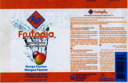 ID Frutopia Natural Flavor - Mango Passion 3.4 Oz by ID - Lubricants from LoveMart Co.