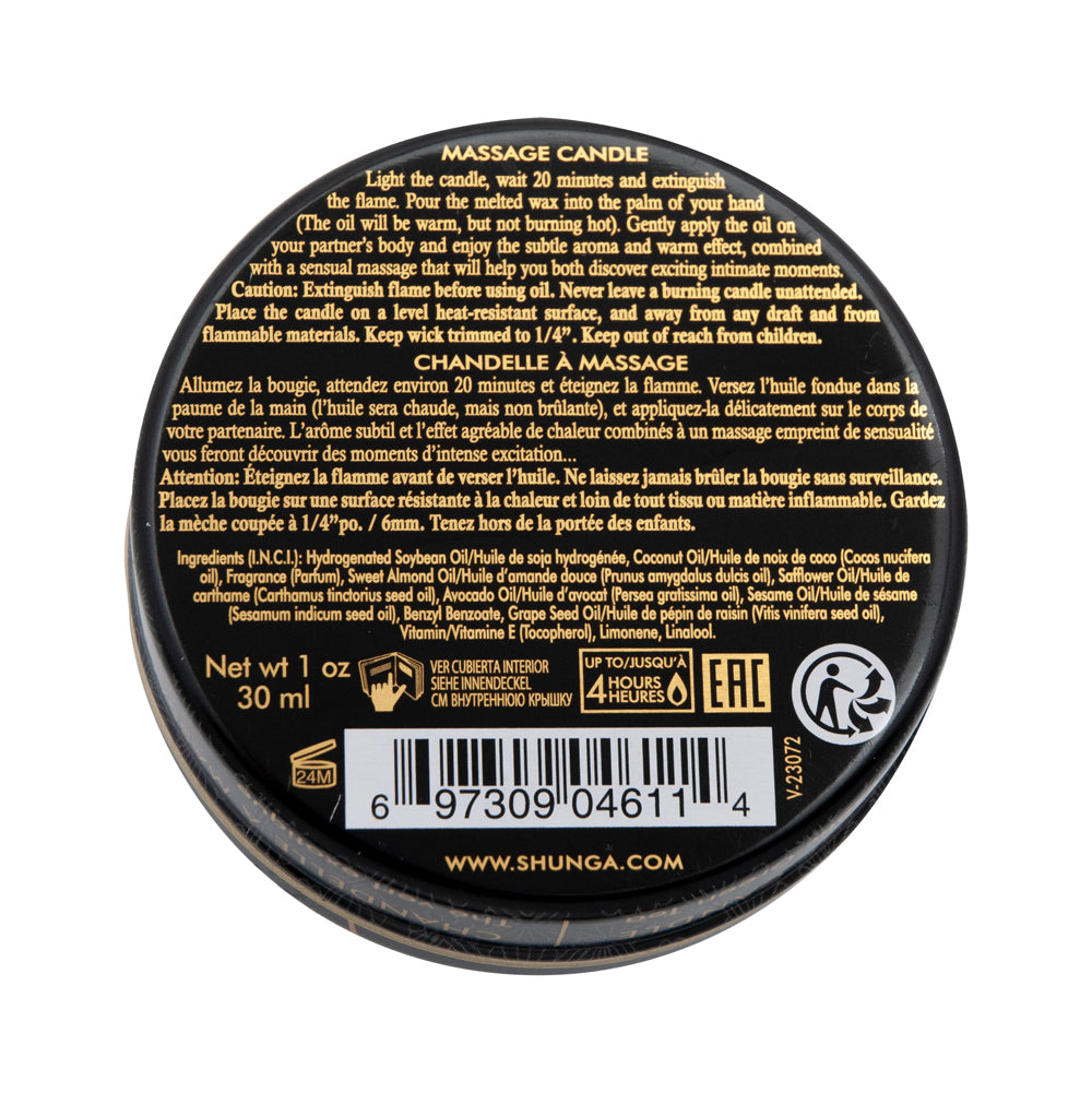 Mini Massage Candle - Zenitude - Exotic Tea - 1 Fl. Oz. by Shunga from LoveMart Co.