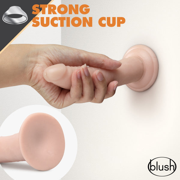 Dr. Skin Glide - 7.5 Inch Self Lubricating Dildo - Vanilla by Blush from LoveMart Co.