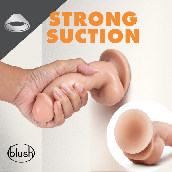 Dr. Skin - Dr. Spin - 7 Inch Gyrating Realistic Dildo - Vanilla by Blush from LoveMart Co.