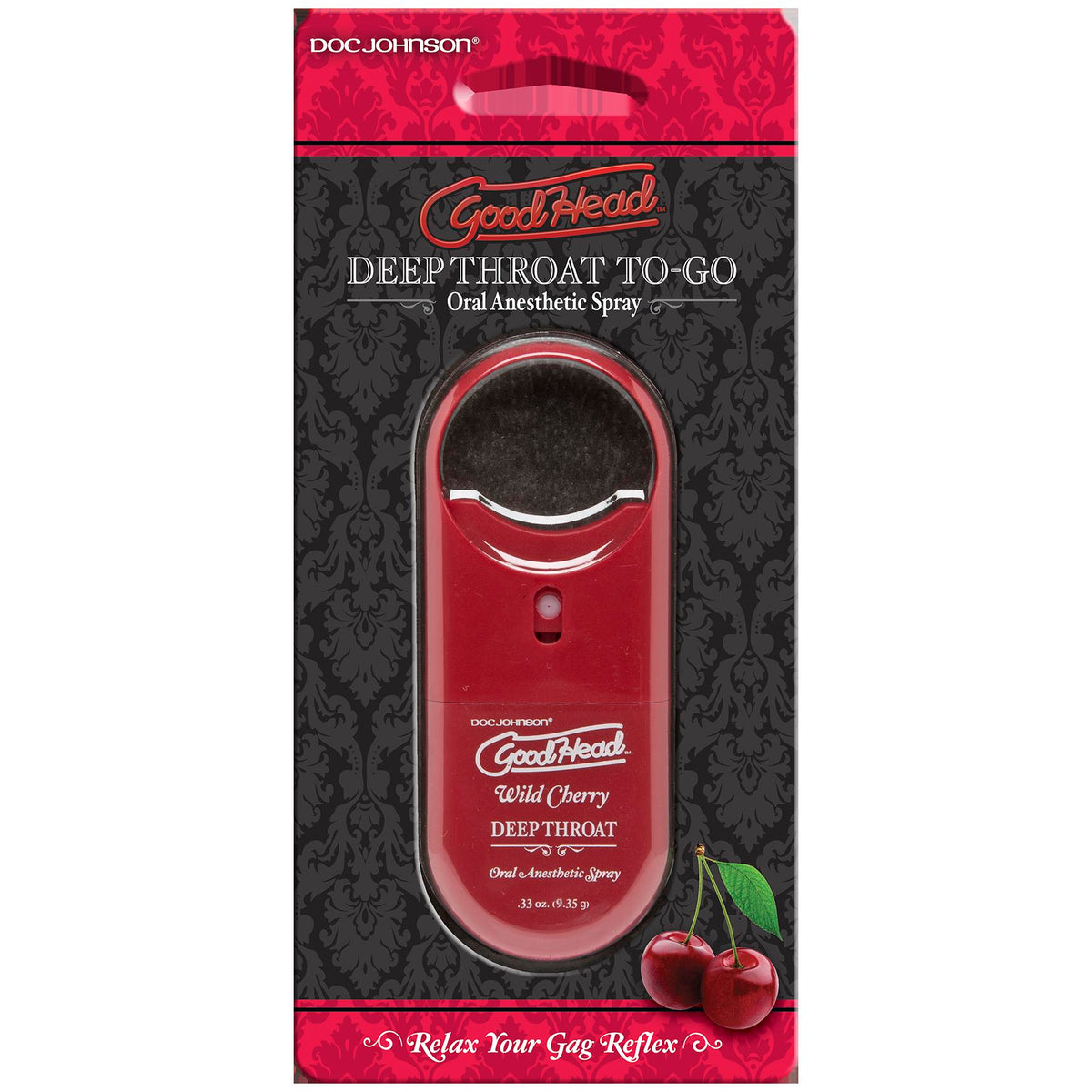 Goodhead to Go Deep Throat Spray - Wild Cherry by Doc Johnson from LoveMart Co.