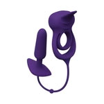 Humper Rechargeable Dual C-Ring With Anal Plug by VeDO from LoveMart Co.