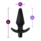 Anal Adventures Platinum - Silicone Vibrating Plug by Blush from LoveMart Co.