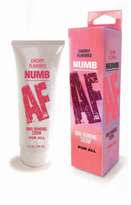 Numb Af - Anal Desensitizer Gel - Cherry - 1.5 Fl Oz by Little Genie from LoveMart Co.