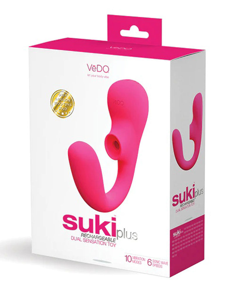Suki Plus Rechargeable Dual Sonic Vibe - Foxy by VeDO from LoveMart Co.