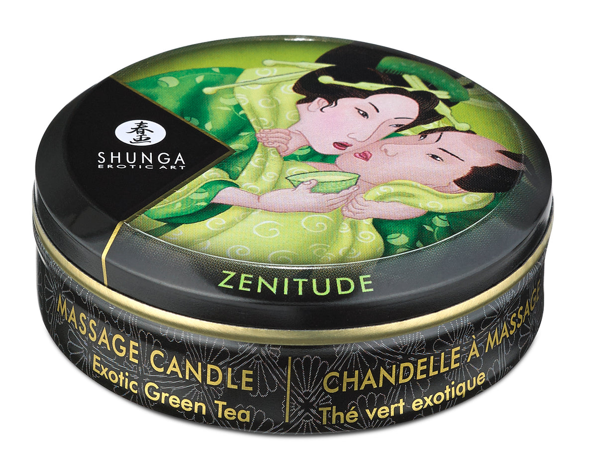 Mini Massage Candle - Zenitude - Exotic Tea - 1 Fl. Oz. by Shunga from LoveMart Co.