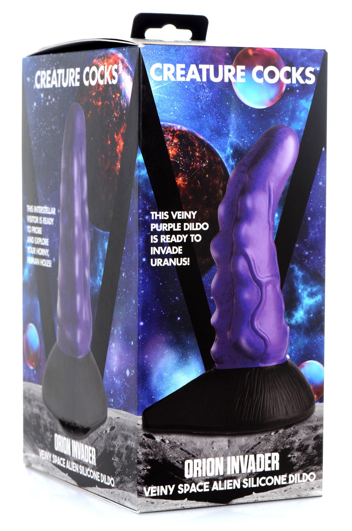 Orion Invader Veiny Space Alien Silicone Dildo by XR Brands from LoveMart Co.