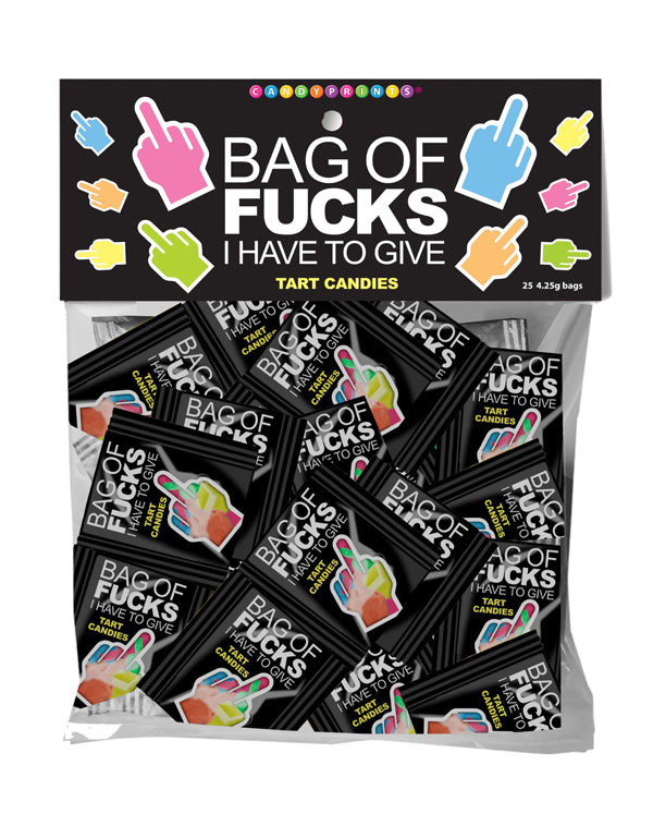 Bag of Fucks I Have to Give Bag of 25 Count by Little Genie from LoveMart Co.