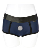 Em. Ex. Active Harness Fit - Navy/graphite - Large by Sportsheets from LoveMart Co.