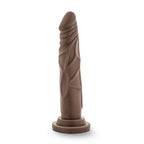 Dr. Skin Silicone Dr. Carter 7 Inch Dong With Suction Cup Chocolate by Blush from LoveMart Co.