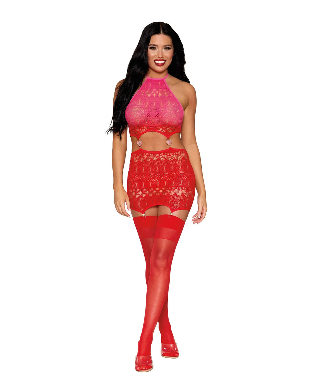 Garter Slip Dmnd - One Size by Dreamgirl from LoveMart Co.