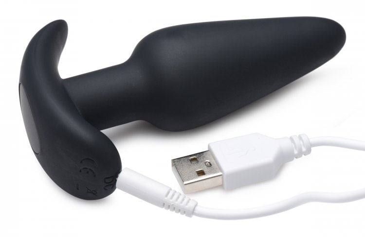 21x Silicone Butt Plug With Remote by XR Brands from LoveMart Co.