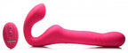Mighty-Thrust Thrusting and Vibrating Strapless Strap-on With Remote by XR Brands from LoveMart Co.