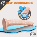 Dr. Skin Glide - 7.5 Inch Self Lubricating Dildo - Vanilla by Blush from LoveMart Co.