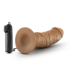 Dr. Skin - Dr. Joe - 8 Inch Vibrating Cock With Suction Cup - Mocha by Blush from LoveMart Co.