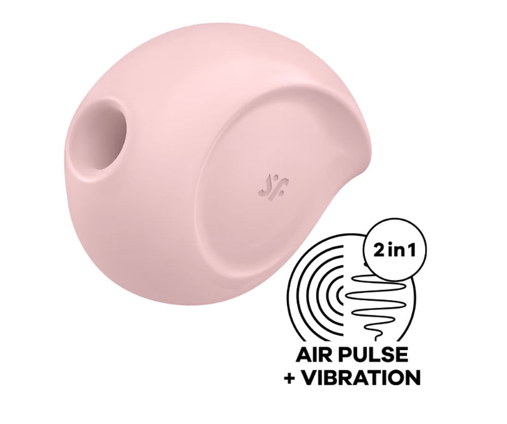 Satisfyer Sugar Rush - Air Pulse Stimulator Plus Vibration - Rose by Satisfyer from LoveMart Co.