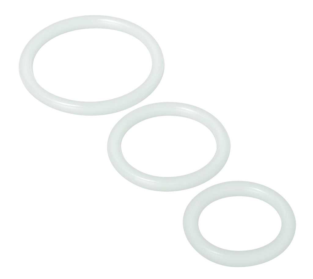 Trinity Silicone Cock Rings by XR Brands from LoveMart Co.