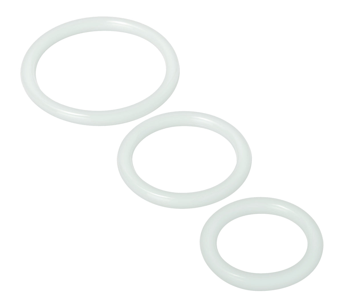 Trinity Silicone Cock Rings by XR Brands from LoveMart Co.
