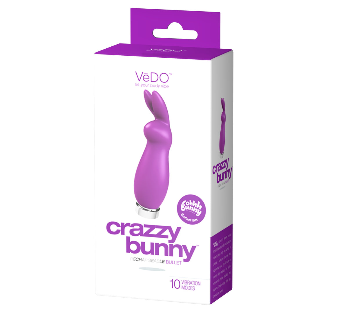 Crazzy Bunny Rechargeable Bullet - Perfectly by VeDO from LoveMart Co.