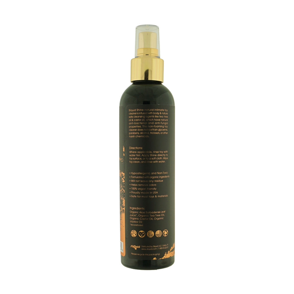 Shine All Natural, Organic Tea Tree Oil Based Toy Cleaner - 8.5 Oz by Sliquid from LoveMart Co.