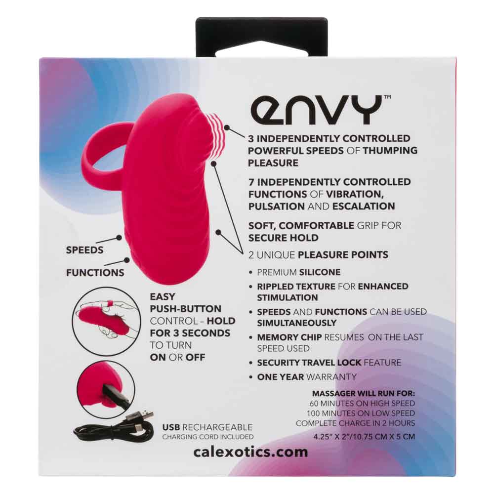 Envy Handheld Thumping Massager by CalExotics from LoveMart Co.