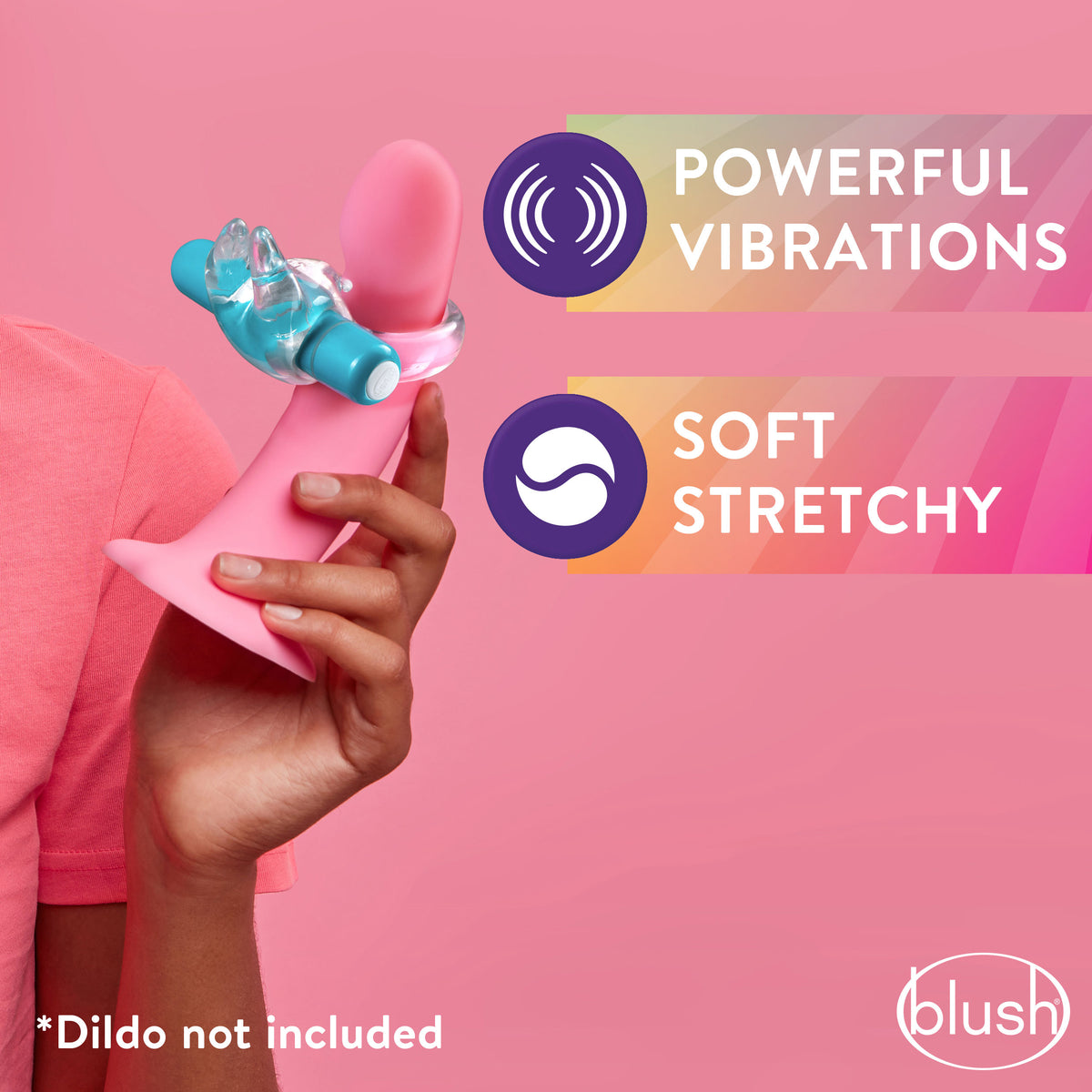 Play With Me Bull Vibrating C-Ring by Blush from LoveMart Co.