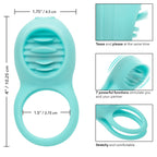 Silicone Rechargeable French Kiss Enhancer by CalExotics from LoveMart Co.