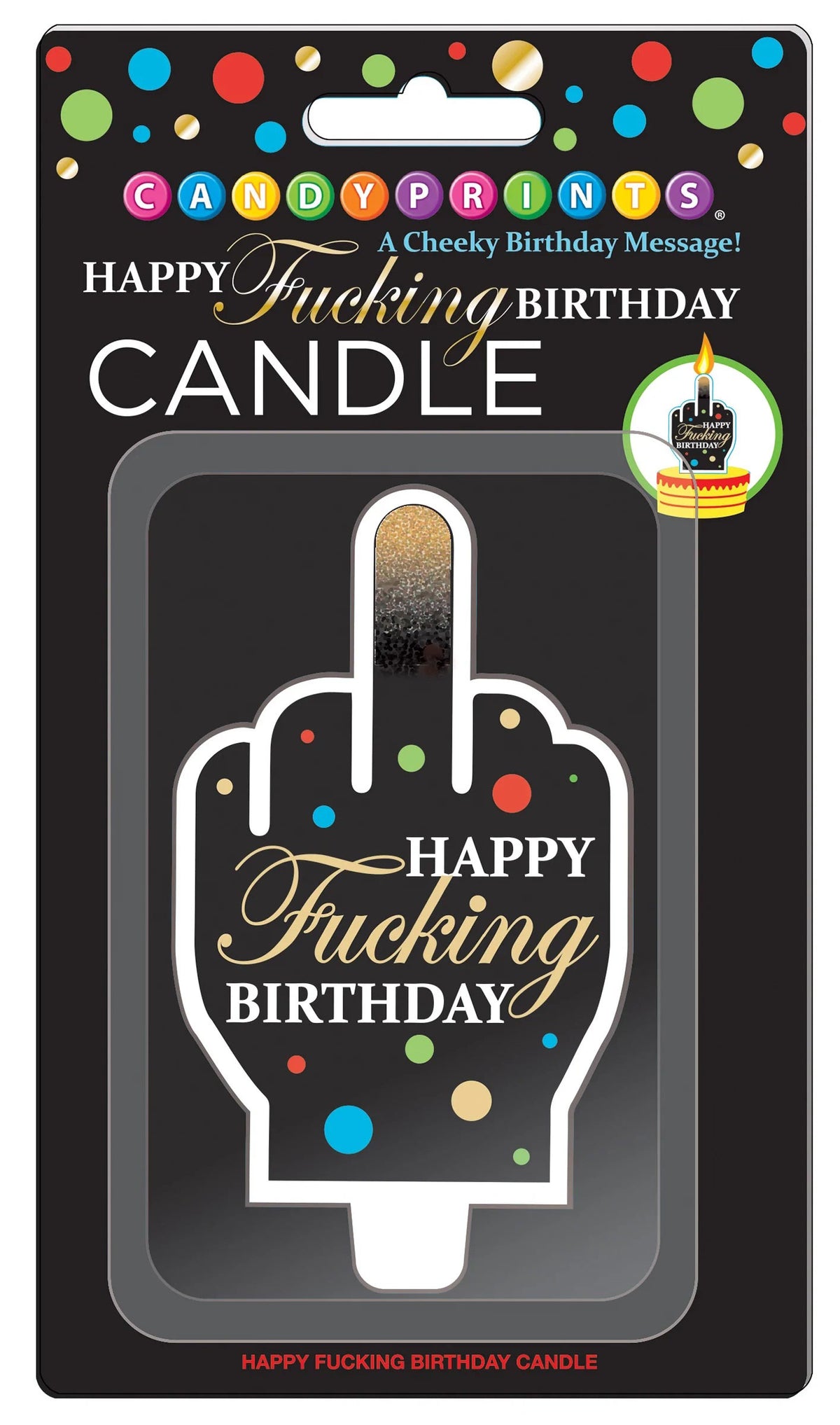 Happy Fucking Birthday Candle by Little Genie from LoveMart Co.