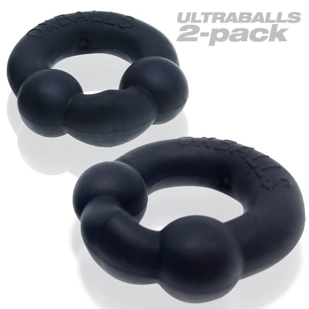 Ultraballs 2- Piece Cockring Set - Night by Oxballs from LoveMart Co.
