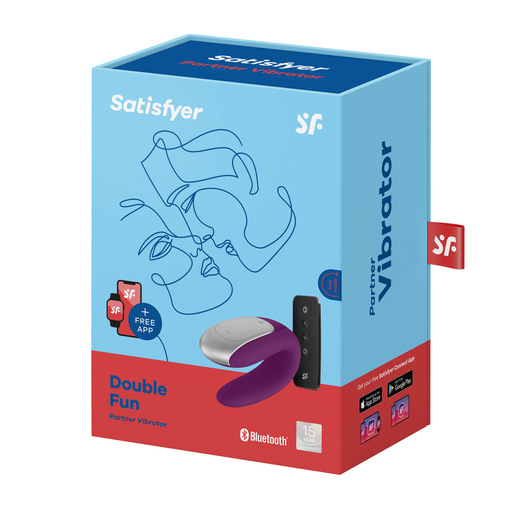 Double Fun - Violet by Satisfyer from LoveMart Co.