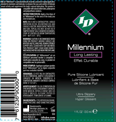 ID Millennium Silicone Lubricant 1 Oz by ID - Lubricants from LoveMart Co.
