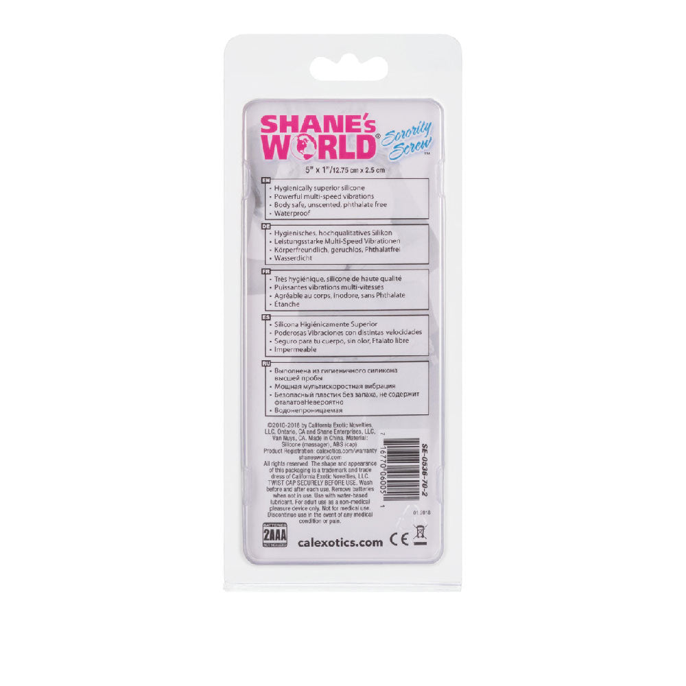 Shanes World Sorority Screw Vibe by CalExotics from LoveMart Co.