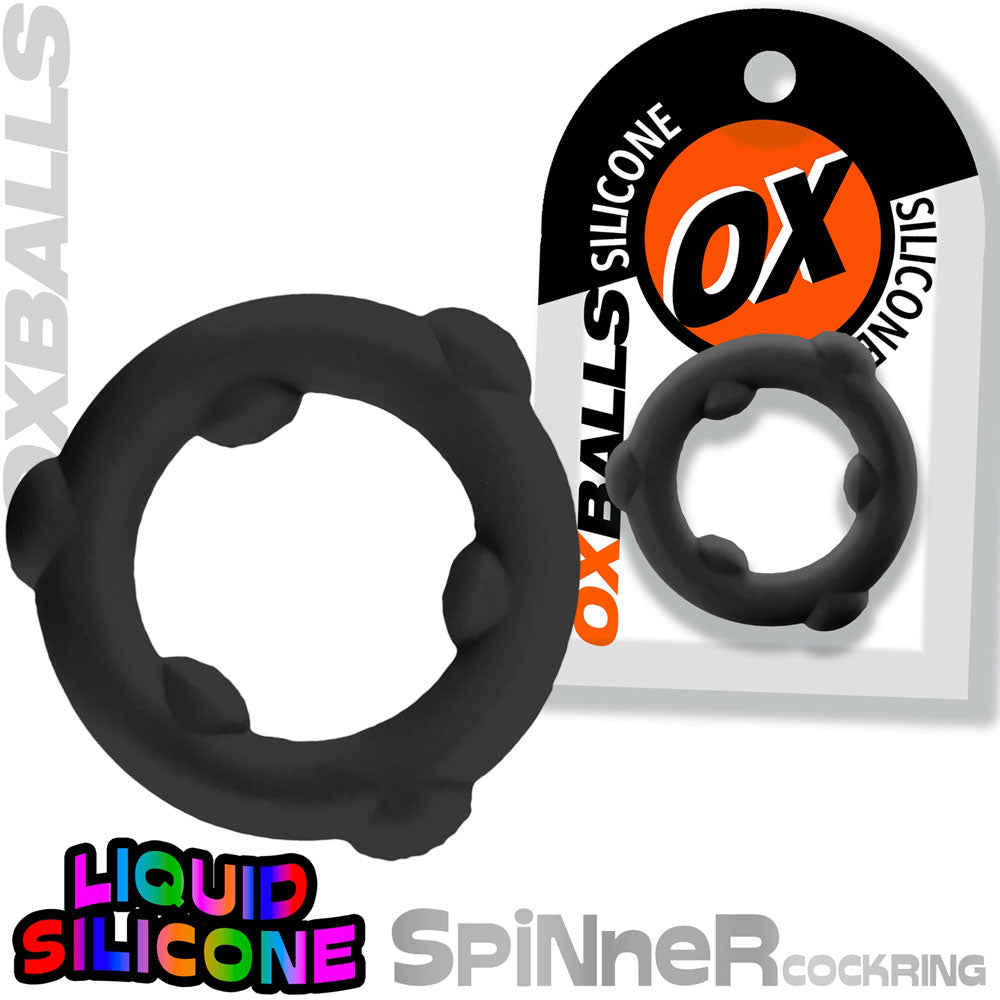 Spinner Single Silicone Ring - Silicone by Oxballs from LoveMart Co.